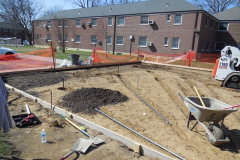 Site Preparation for a Spray park