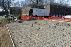 Site Preparation for a spray park